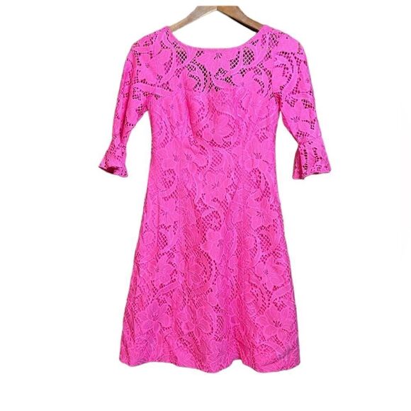 NWT! Lilly Pulitzer Allyson dress in hot pink - Picture 1 of 11
